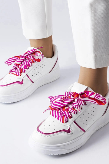 Valged Pryor Ribbon Seotud...