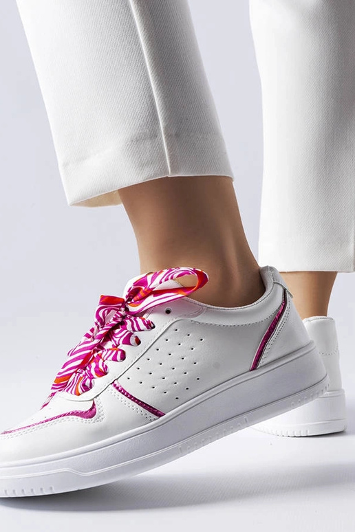 Valged Pryor Ribbon Seotud tossud Valged Pryor Ribbon Seotud tossud