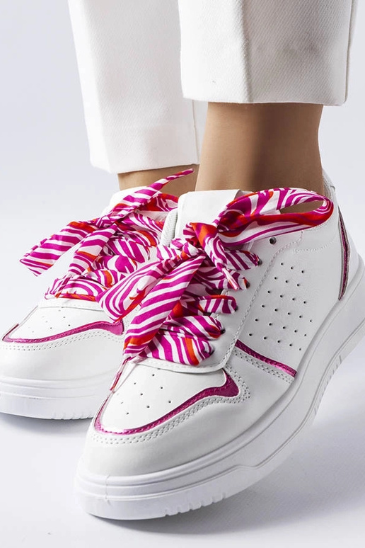 Valged Pryor Ribbon Seotud tossud Valged Pryor Ribbon Seotud tossud