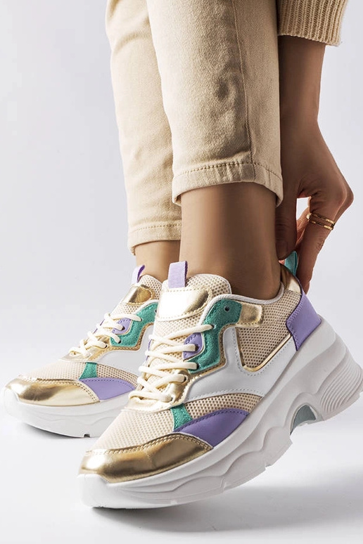 Séguin naiste valged ja kuldsed tossud Séguin naiste valged ja kuldsed tossud