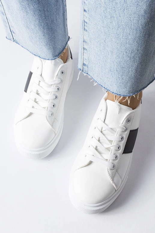 Valged tossud musta rihmaga Aurélie Valged tossud musta rihmaga Aurélie