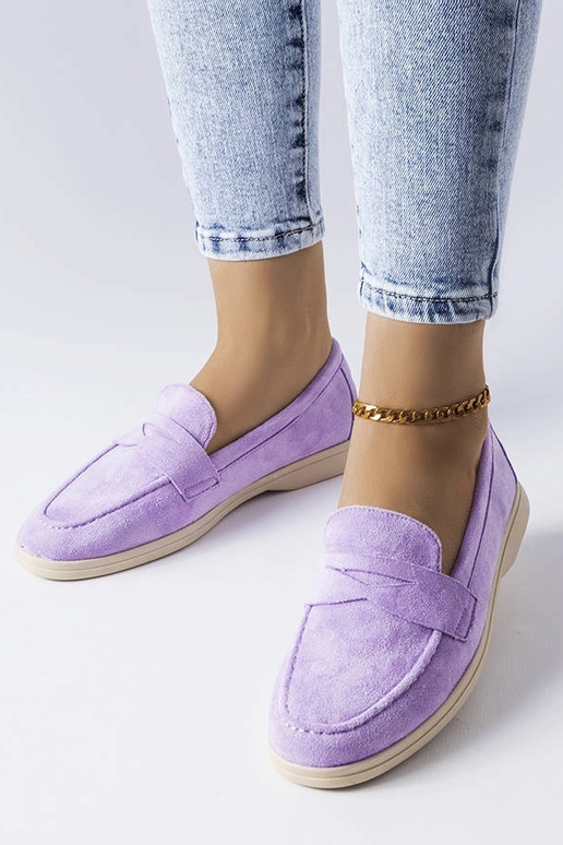 Ferragus Purple Eco-Suede mokassiinid