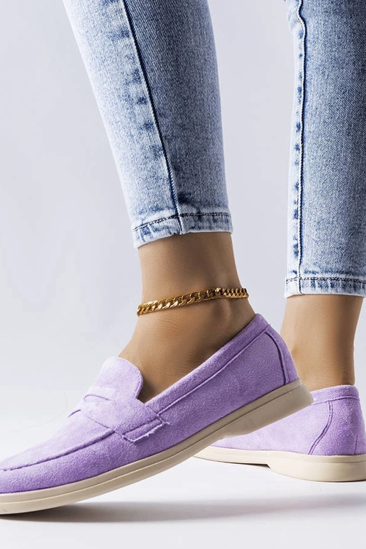 Ferragus Purple Eco-Suede mokassiinid