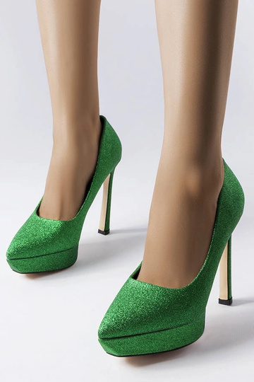 Rohelised Glitter Proulx kontsad
