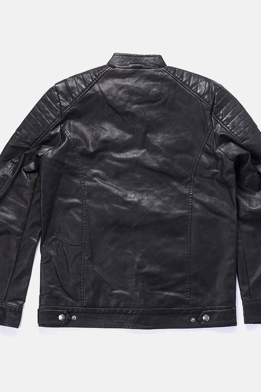 Guertini meeste must kunstnahast jope