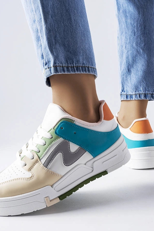 Beežid ja sinised Harteri platvormkingad Beežid ja sinised Harteri platvormkingad