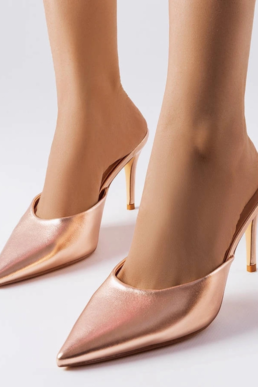 Gold Drainer kõrge kontsaga muulad