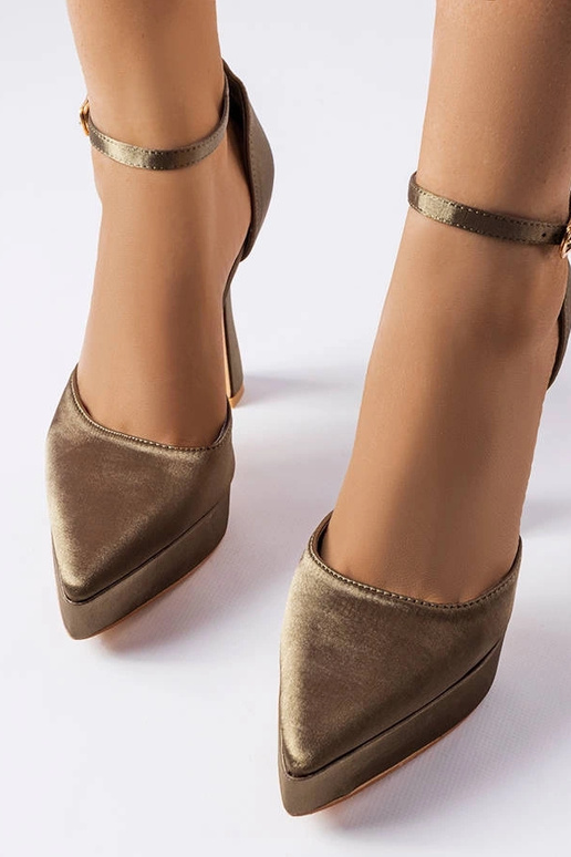 Olive kõrge kontsaga pumbad Lowell