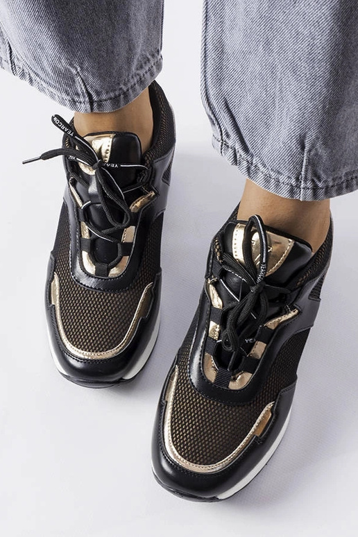 Mustad-kuldse värviga sportlikud...