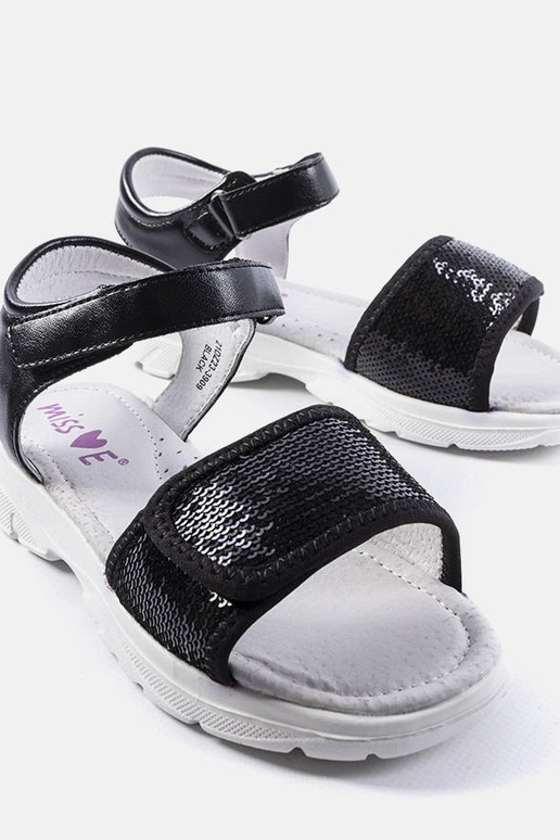 Mustad laste sandaalid Grenier