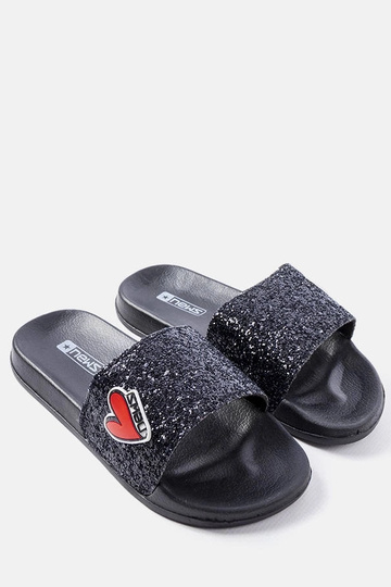Boncoeur Black Glitter laste plätud