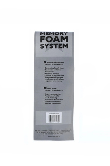Hallid sisetallad, „Big Star Memory Foam" 2