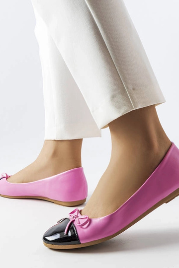 Despins Pink Patent Toe Baleriinad 2