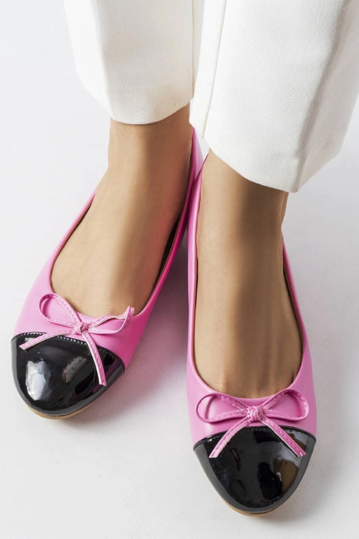 Despins Pink Patent Toe Baleriinad
