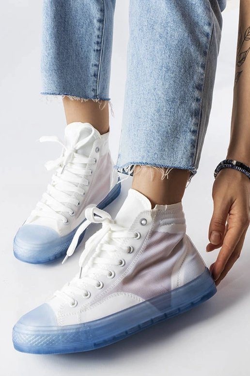 Nanterre sinised ja valged kõrged tossud Nanterre sinised ja valged kõrged tossud