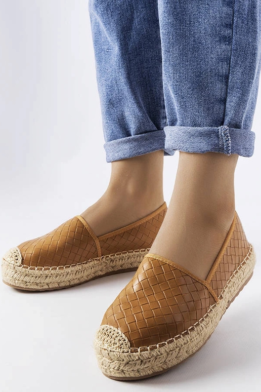 Pruunid Geoffrey reljeefsed espadrillid