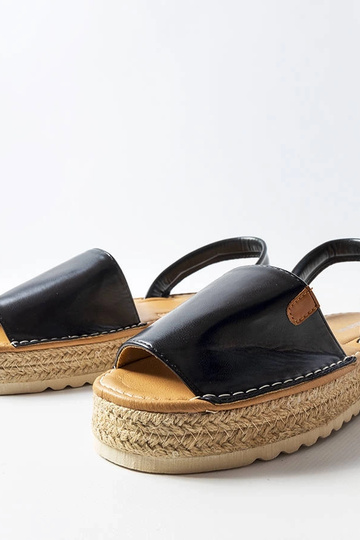 Mustad espadrillid platvormil, „Sadbera" 2