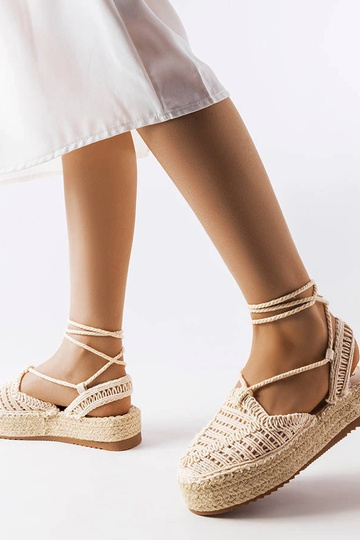 Liivakarva seotud espadrillid, „Partenia"