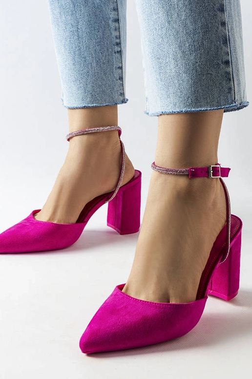 Roosad Stella pumbad plokk-kontsaga