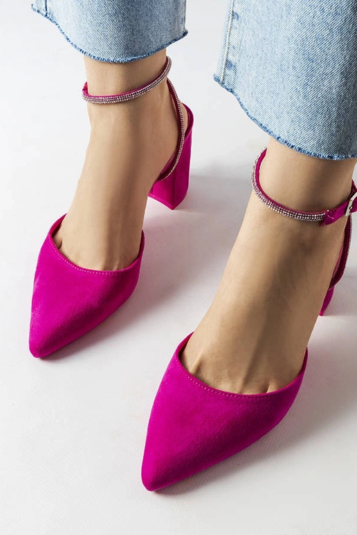 Roosad Stella pumbad plokk-kontsaga