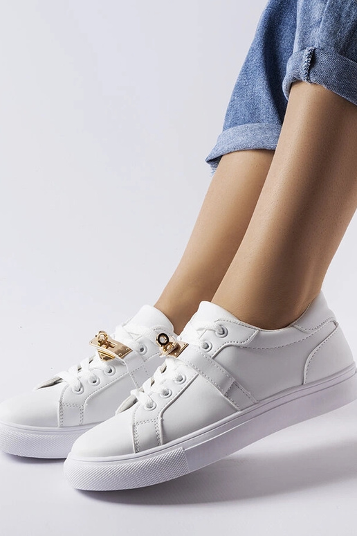 Valged tossud kuldse aktsendiga Letteria Valged tossud kuldse aktsendiga Letteria