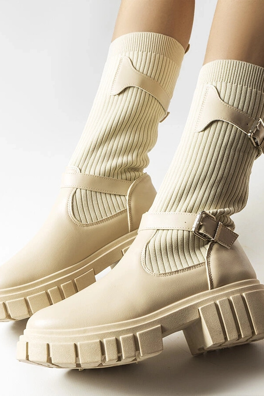 Beežid stiilsed elastse varrega...