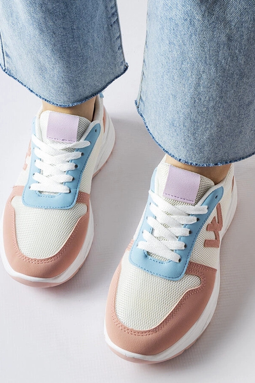 Valge-roosa-sinised spordijalatsid,...