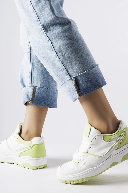 Barrette valged ja rohelised tossud Barrette valged ja rohelised tossud