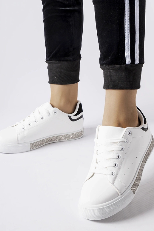 Mustad ja valged Dina tsirkoonist tossud