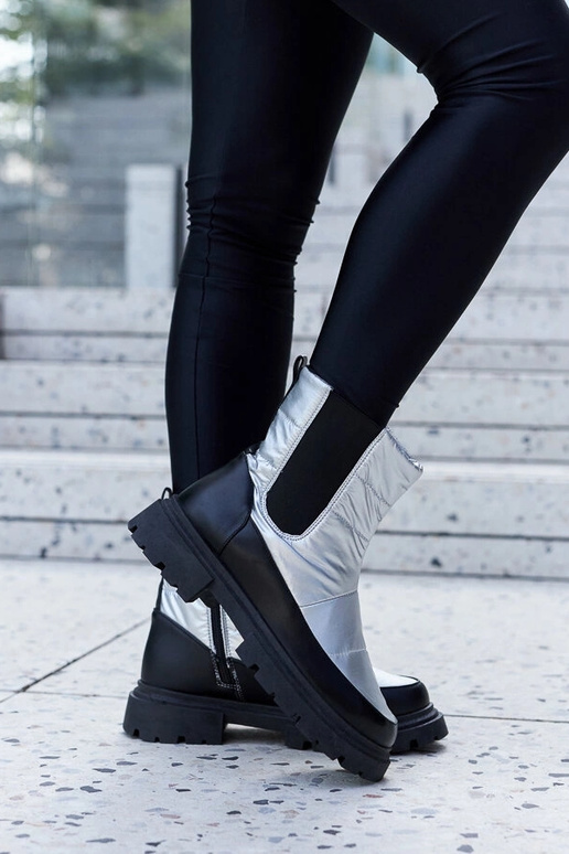 Mustad talvekontsakingad kunstnahast,...