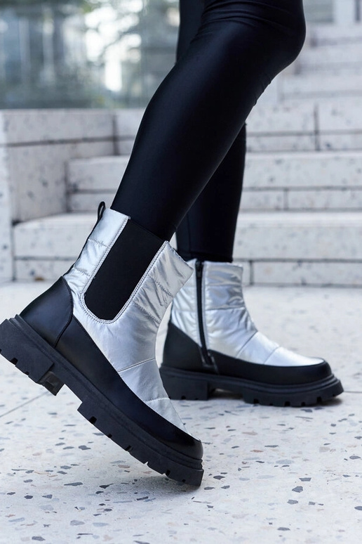 Mustad talvekontsakingad kunstnahast,...