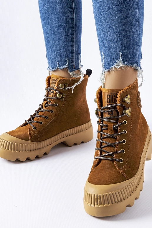 Pruun nahast kott BIG STAR KK274520