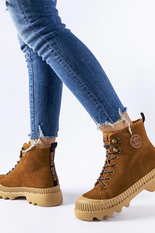 Pruun nahast kott BIG STAR KK274520