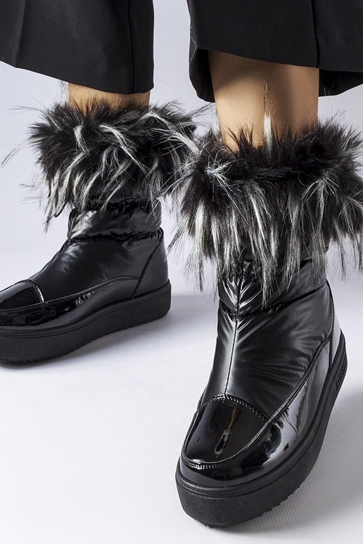 Mustad soojustatud lumesaapad MM274379