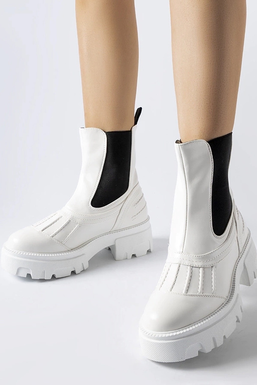 Valged massiivsed talve töökingad,...