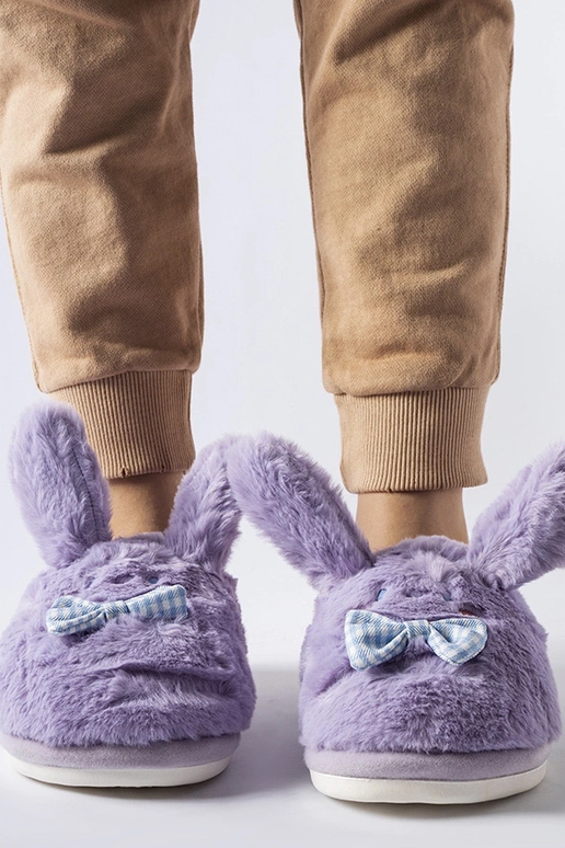 Lillad kõrvade ja kaarega sussid Bruna