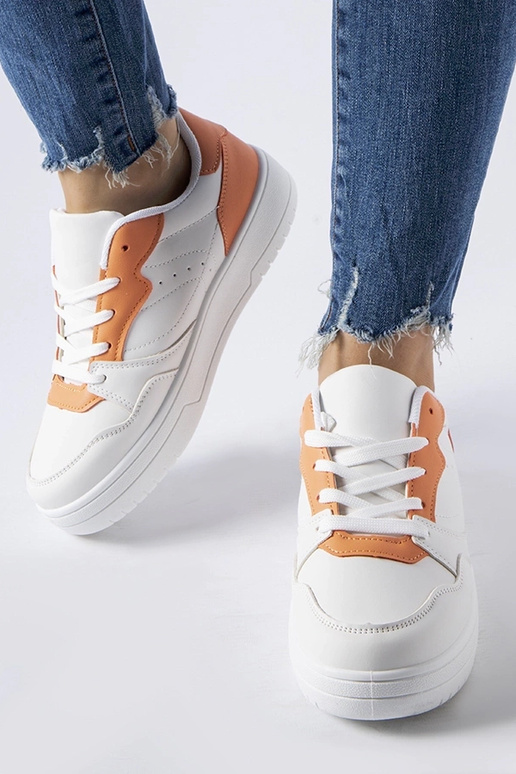 Valged oranži aktsendiga kingad Fournie Valged oranži aktsendiga kingad Fournie