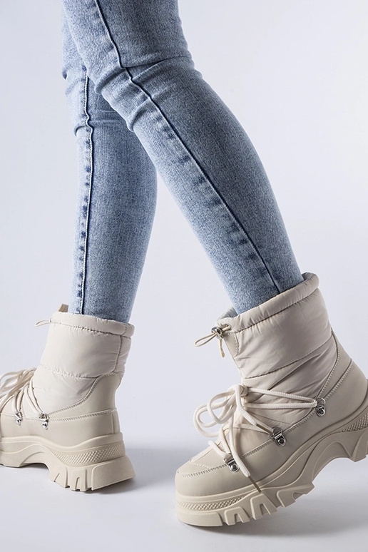 Beežid soojustusega lumesaapad Aubine