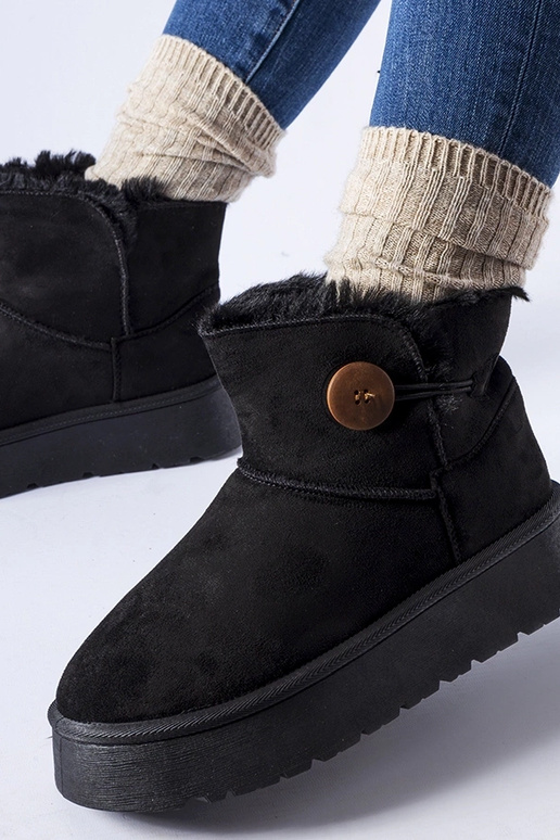 Mustad soojustatud lumesaapad Ronco...