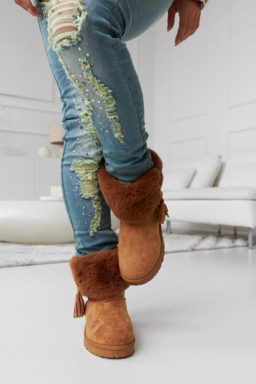 Pruunid karvase voodriga Geradino...