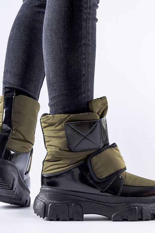 Rohelised sooja voodriga talvesaapad...