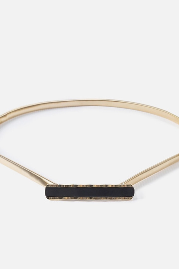 Kuldne elastne vöö musta...