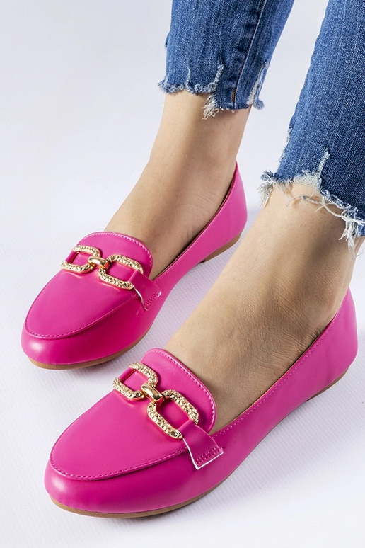 Roosad Sovera lukuga mokassiinid