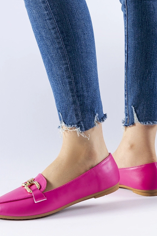 Roosad Sovera lukuga mokassiinid