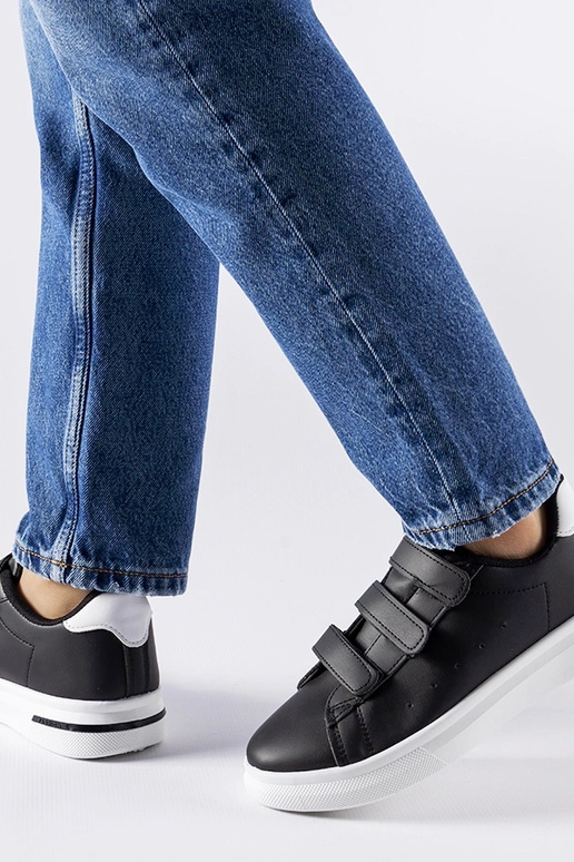 Mustad Velcro tossud Paré - valge tald Mustad Velcro tossud Paré - valge tald