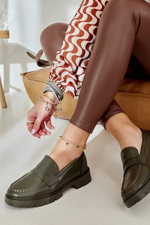 Maybritt Green Moccassins