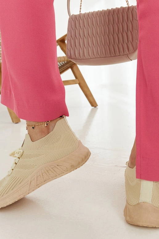 Beežist kangast tossud Ornella