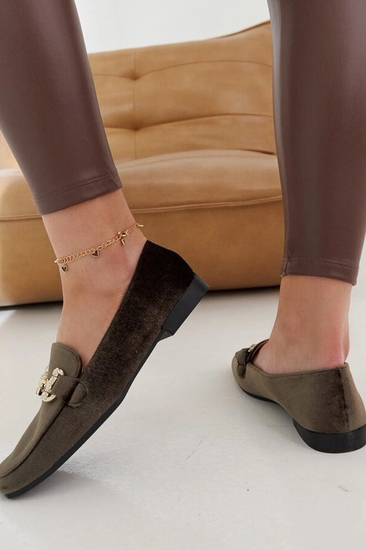 Fabrizia rohelised veluurt mokasiinid...