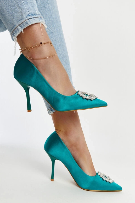 Rohelised satiinviimistlusega...