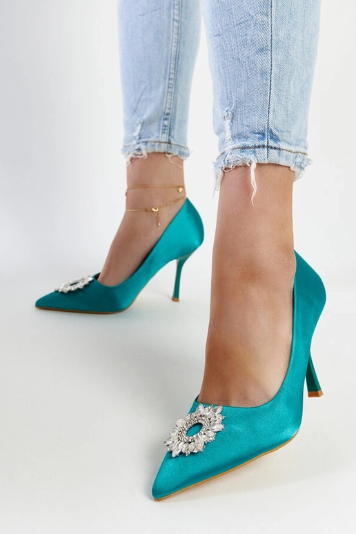 Rohelised satiinviimistlusega...